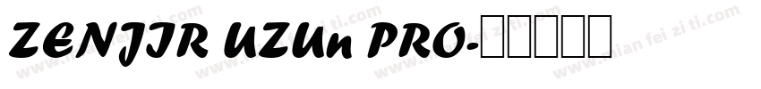 ZENJIR UZUn PRO字体转换